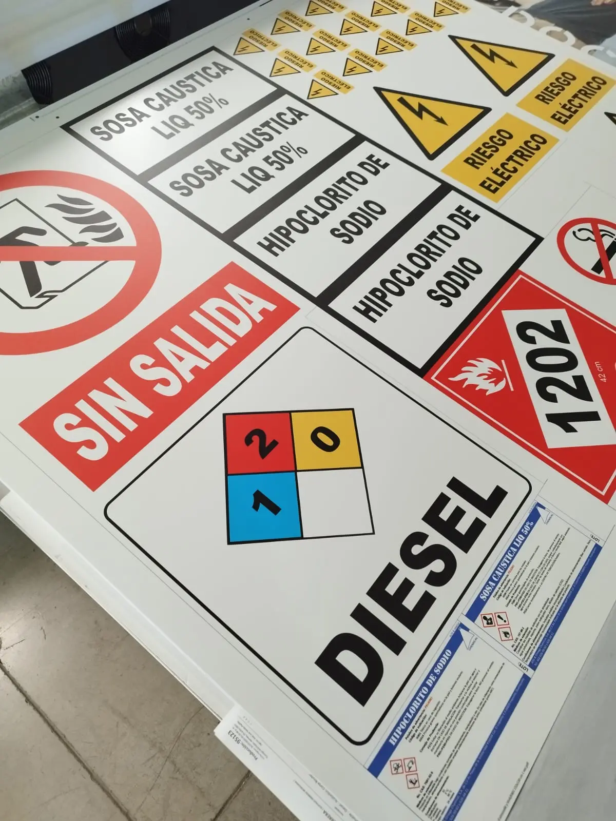 Senaletica diesel sin salida